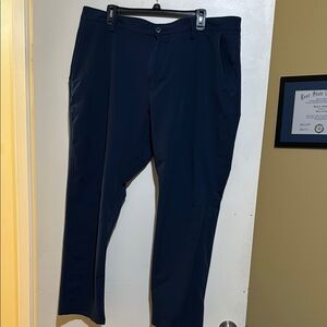 Under Armour Blue Dress Pants Tapered Fit